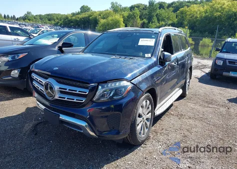 2017 Mercedes-Benz Gls 450 4Matic z USA, uszkodzony, nr VIN 4JGDF6EE0HA863051